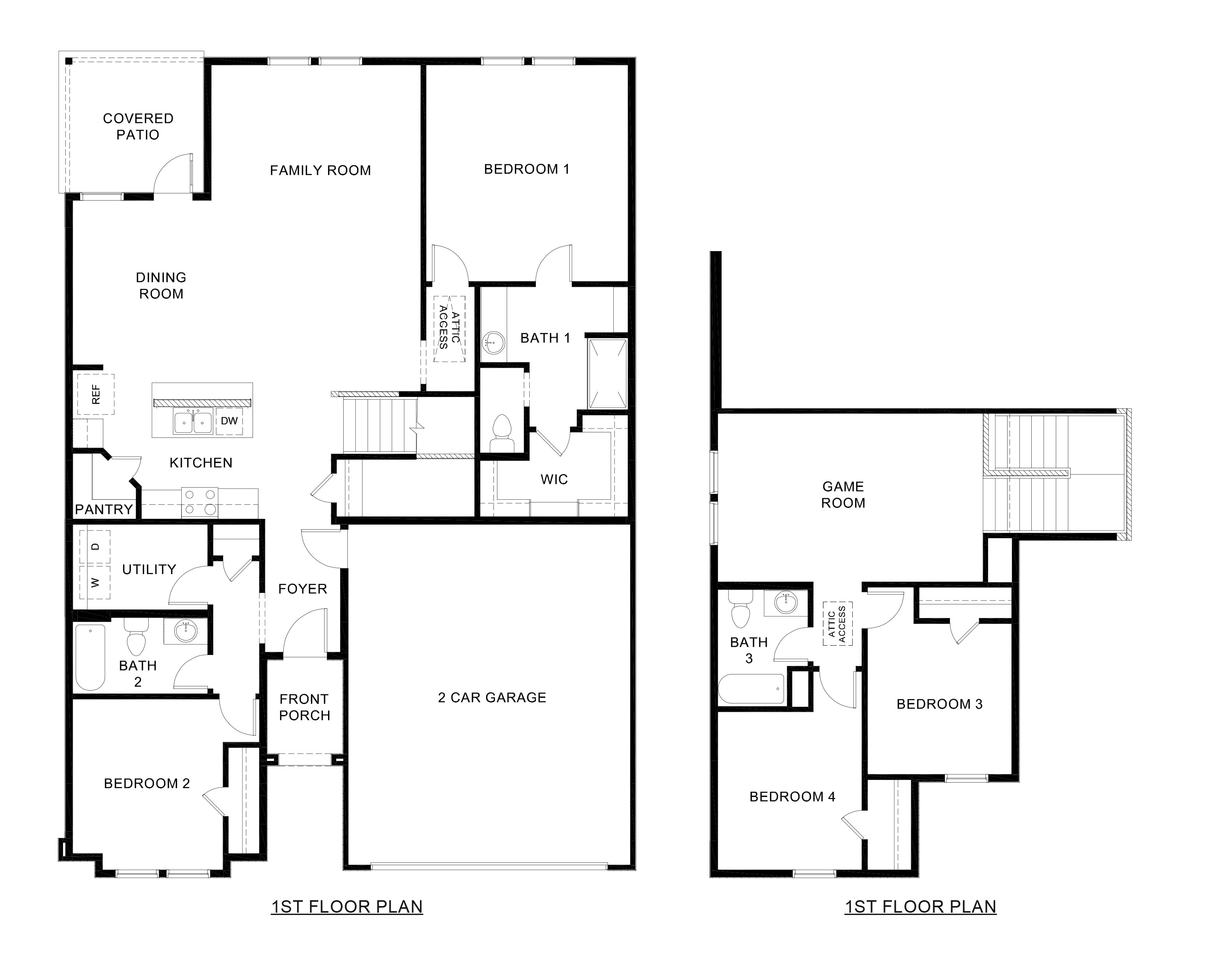 P40M Mercury floorplan rendering - Windrose in Pilot Point TX