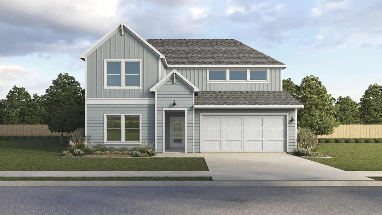 Oleo Floorplan Elevation T Exterior Rendering - Windrose in Pilot Point, TX