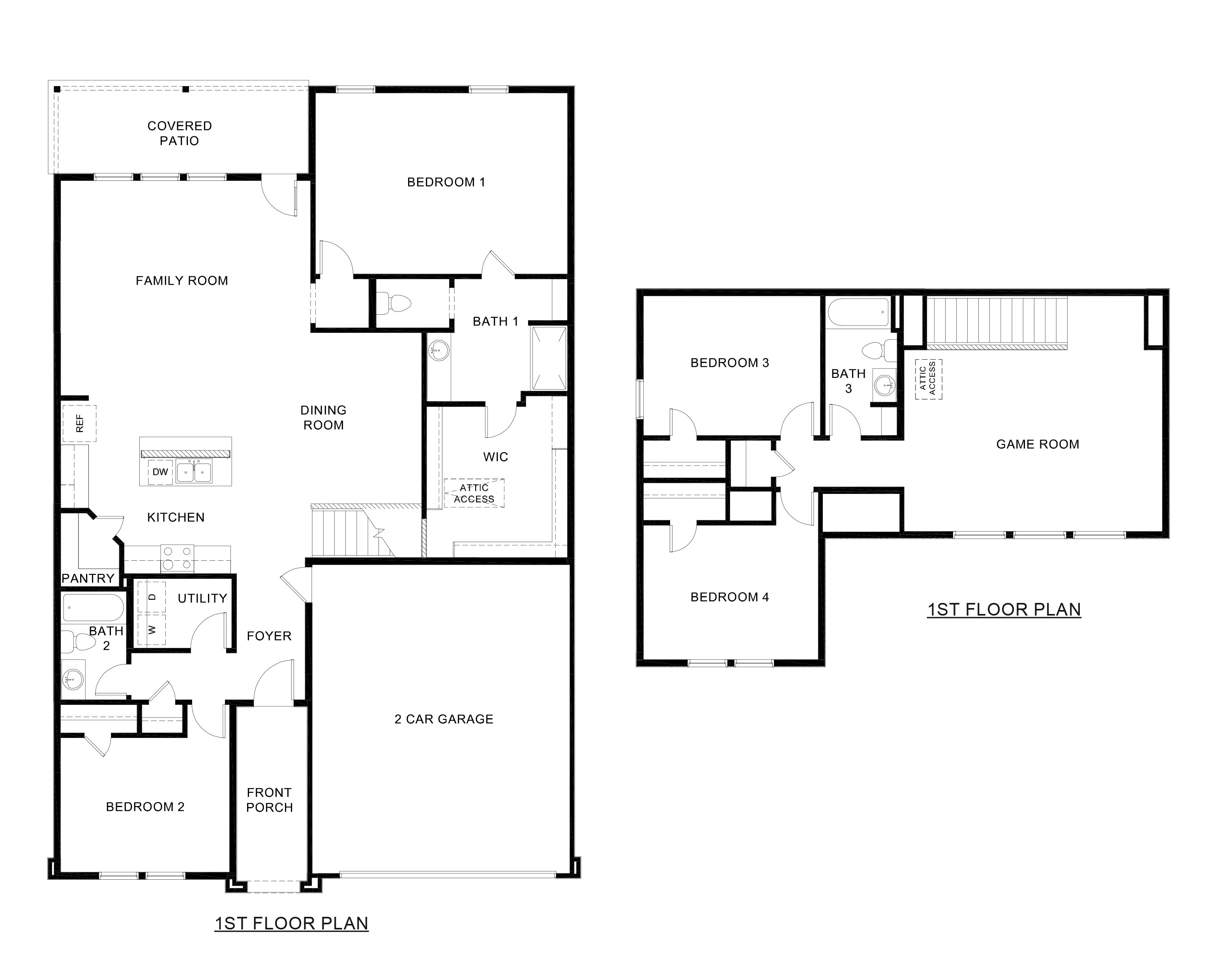 P40O Oleo floorplan rendering  - Windrose in Pilot Point TX
