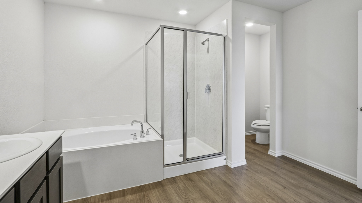 P50D Daurian floorplan Bathroom- Windrose in Pilot Point TX