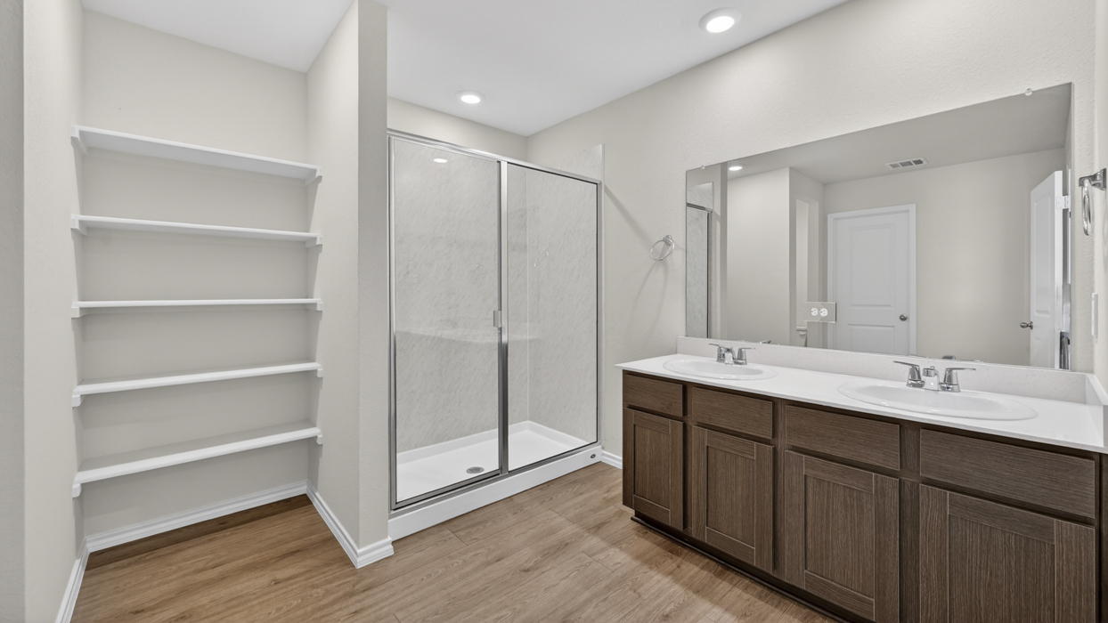 Egret Floorplan Elevation T Bathroom Gallery Image - Windrose in Pilot Point, TX