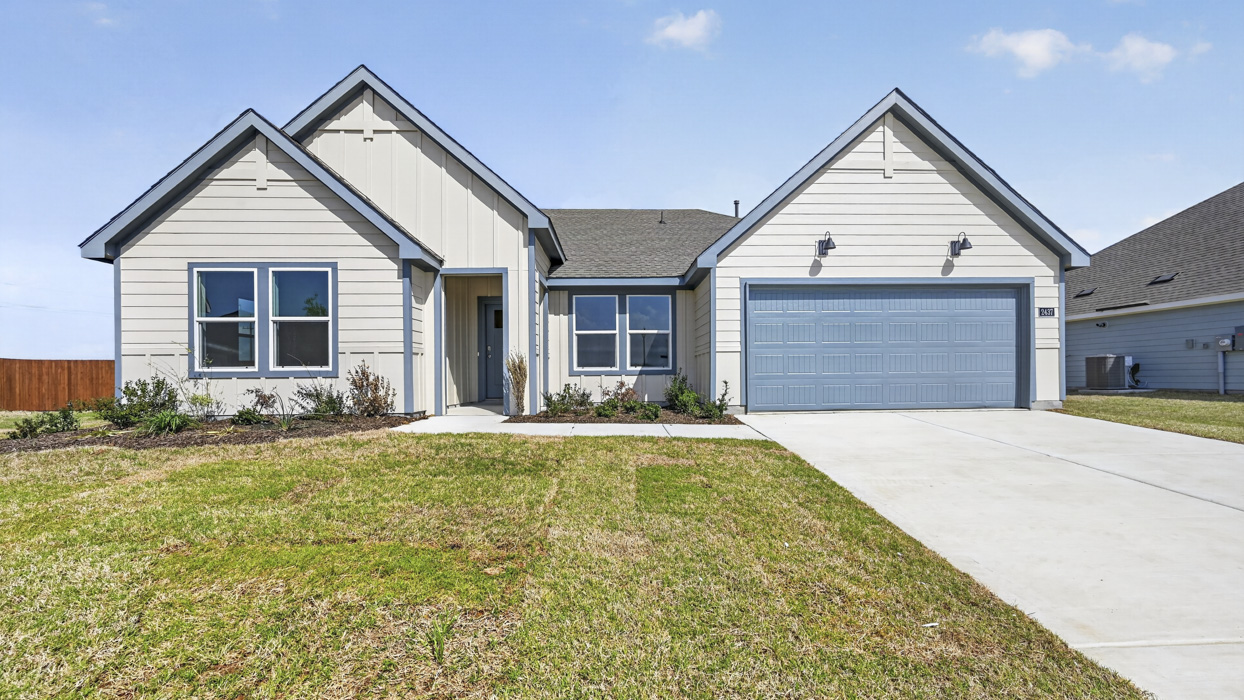 This home — photograph published by the builder