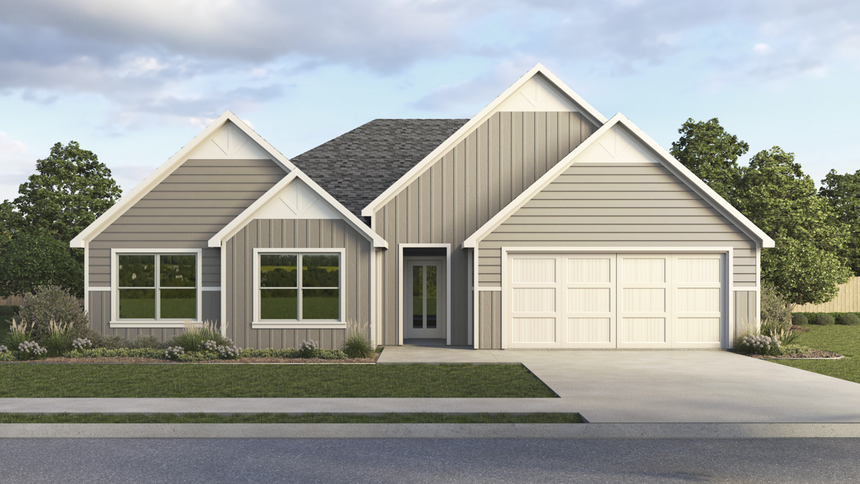 Immelmann Floorplan Elevation V Exterior Rendering - Windrose in Pilot Point, TX