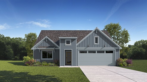 P40I Icarus floorplan elevation T rendering - Windrose in Pilot Point TX