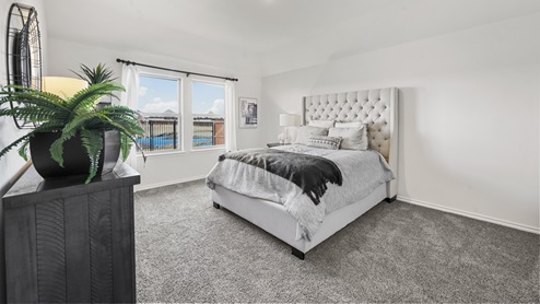 Enclave at Pecan Creek in Providence Village X40D Model Bedroom Image
