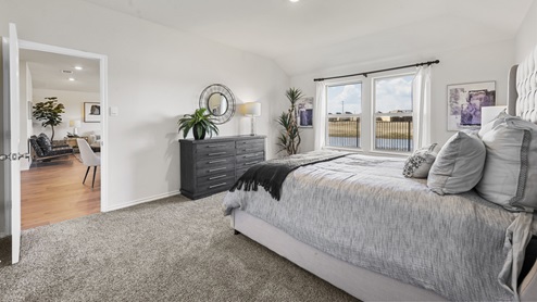 Enclave at Pecan Creek in Providence Village X40D Model Bedroom Image