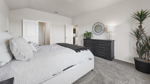 Enclave at Pecan Creek in Providence Village X40D Model Bedroom Image