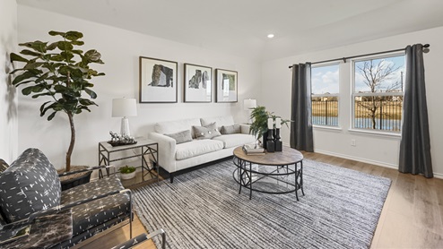 Enclave at Pecan Creek in Providence Village X40D Model Living Image