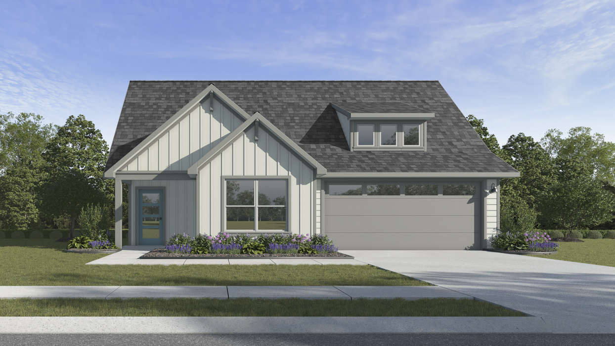X40C Camden Plan Elevation T Rendering-Enclave at Pecan Creek in Aubrey, TX