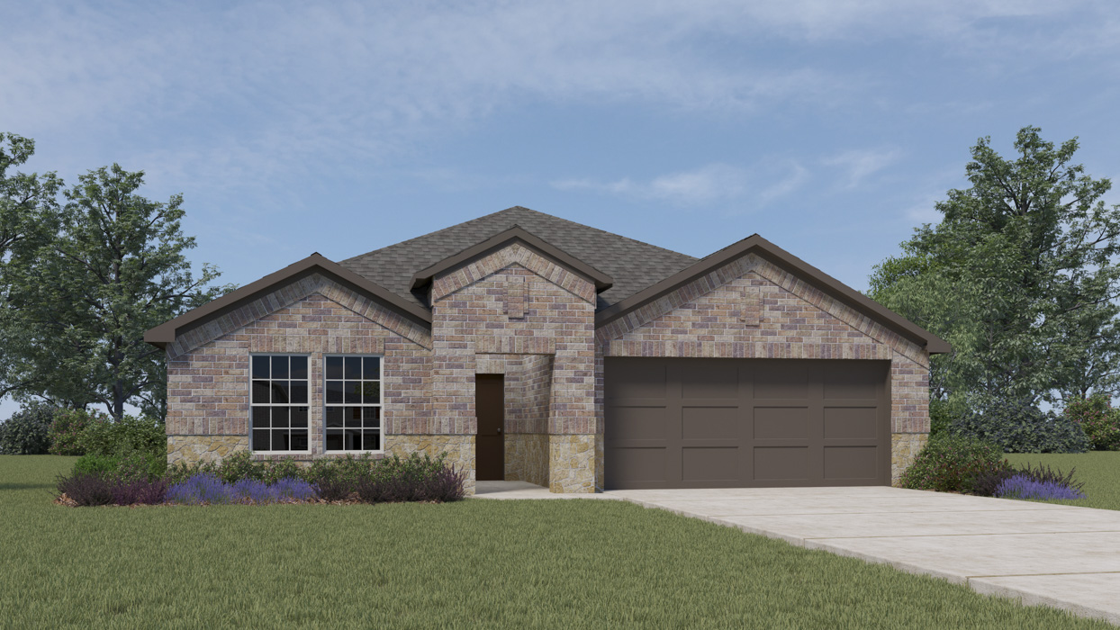 H40E Everett elevation B rendering