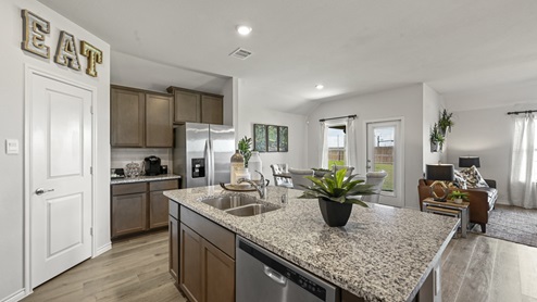 720 Gallop - H40I Ingleside floorplan kitchen gallery image - Winchester Crossing in Princeton TX