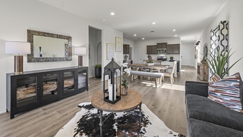 724 Gallop - X30H floorplan Living gallery image - Winchester Crossing in Princeton TX