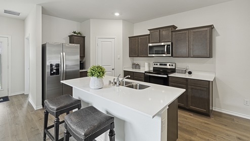 X30D Diana Floorplan Elevation E Kitchen Gallery Image-Winchester Crossing in Princeton, TX
