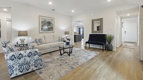 X30D Diana Floorplan Elevation E Living Gallery Image-Winchester Crossing in Princeton, TX