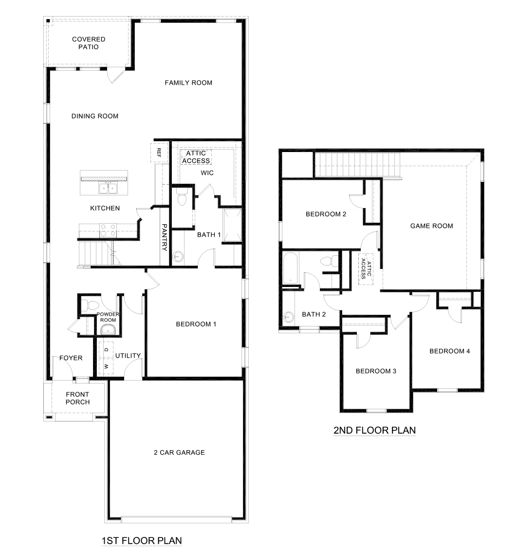 X30S Sofia floorplan rendering - Winchester Crossing in Princeton TX