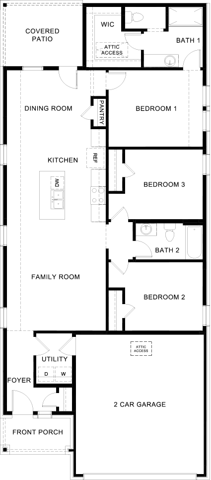 X30B Brooke Floorplan Rendering