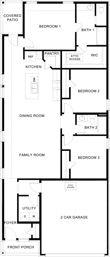 X30D Diana Floorplan Rendering