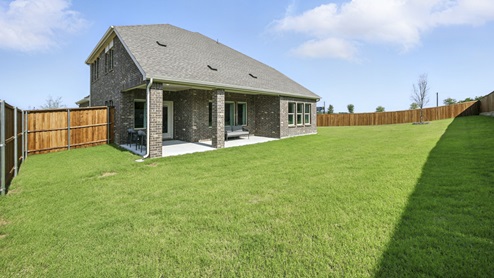 H235 Bastrop Floorplan Elevation F Backyard Gallery Image-Lilybrooke at Legacy Hills in Celina, TX