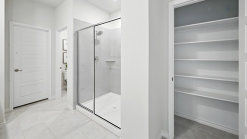 H235 Bastrop Floorplan Elevation F Bathroom Gallery Image-Lilybrooke at Legacy Hills in Celina, TX
