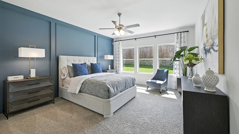 H235 Bastrop Floorplan Elevation F Bedroom Gallery Image-Lilybrooke at Legacy Hills in Celina, TX