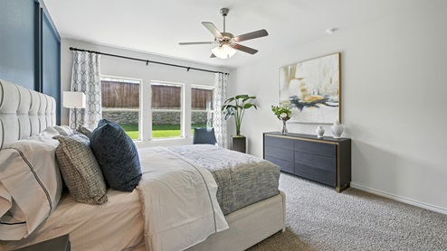 H235 Bastrop Floorplan Elevation F Bedroom Gallery Image-Lilybrooke at Legacy Hills in Celina, TX