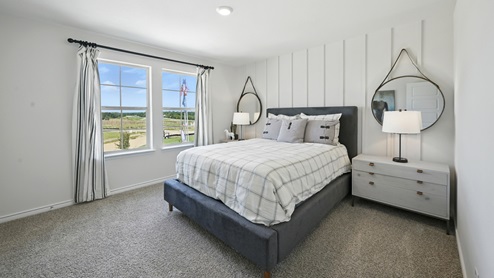 H235 Bastrop Floorplan Elevation F Bedroom Gallery Image-Lilybrooke at Legacy Hills in Celina, TX