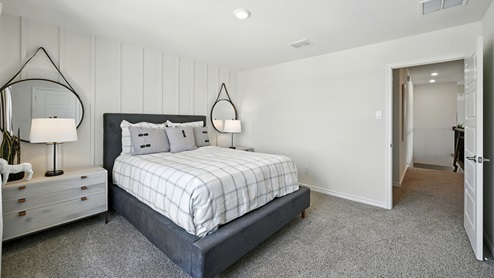 H235 Bastrop Floorplan Elevation F Bedroom Gallery Image-Lilybrooke at Legacy Hills in Celina, TX