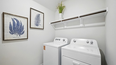 H235 Bastrop Floorplan Elevation F Laundry Gallery Image-Lilybrooke at Legacy Hills in Celina, TX