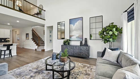 H235 Bastrop Floorplan Elevation F Living Gallery Image-Lilybrooke at Legacy Hills in Celina, TX