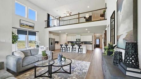 H235 Bastrop Floorplan Elevation F Living Gallery Image-Lilybrooke at Legacy Hills in Celina, TX