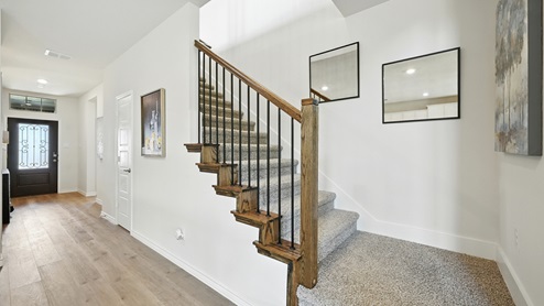 H235 Bastrop Floorplan Elevation F Stairs Gallery Image-Lilybrooke at Legacy Hills in Celina, TX