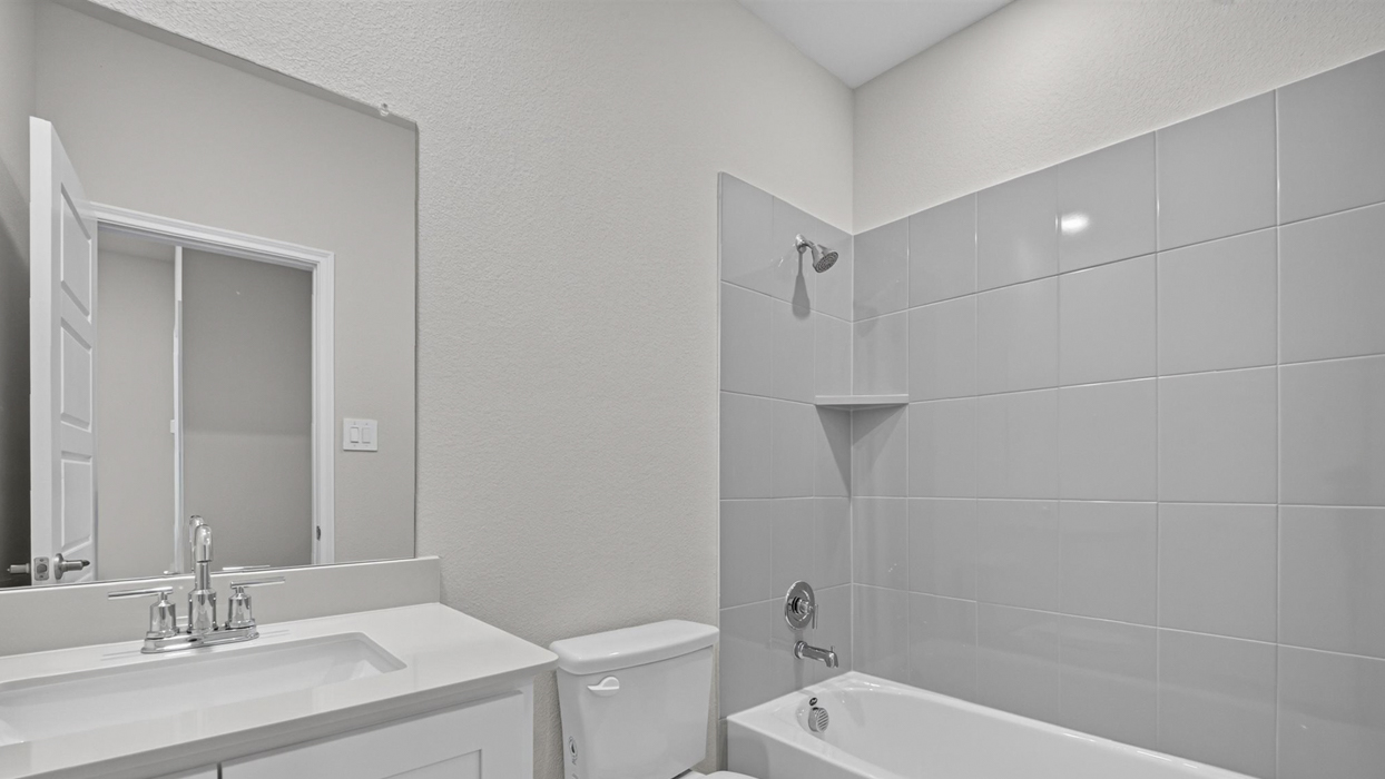 H218 Rosemary Floorplan Bathroom Gallery Image-Lilybrooke at Legacy Hills in Celina, TX