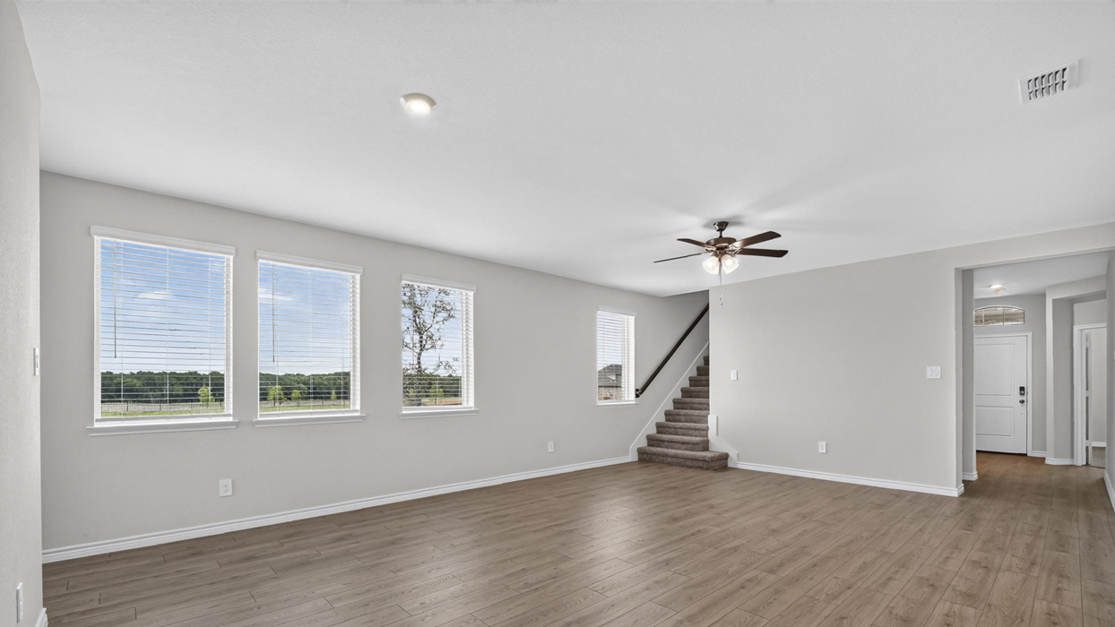 H218 Rosemary Floorplan Stairs Gallery Image-Lilybrooke at Legacy Hills in Celina, TX