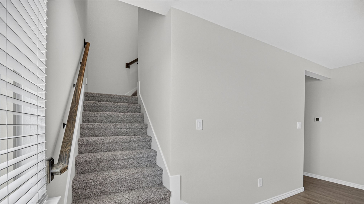 H218 Rosemary Floorplan Stairs Gallery Image-Lilybrooke at Legacy Hills in Celina, TX