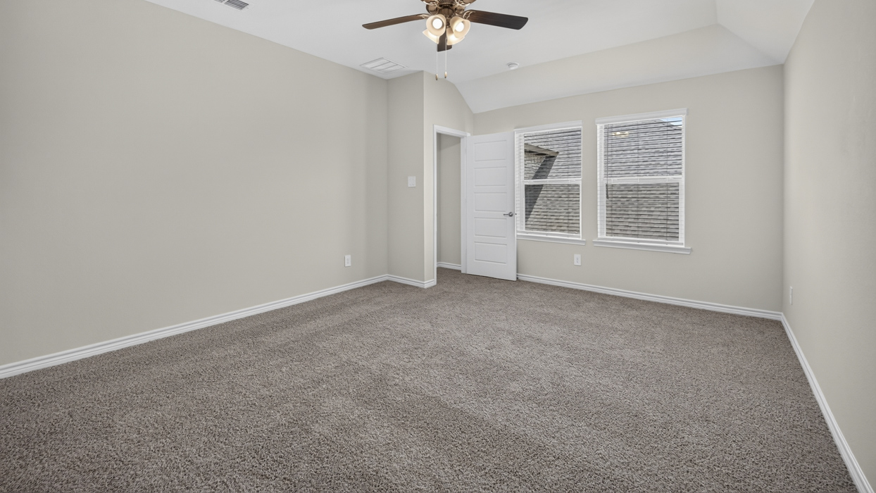 Poteet floorplan Elevation B Bedroom Gallery Image-Lilybrooke at Legacy Hills in Celina, Tx