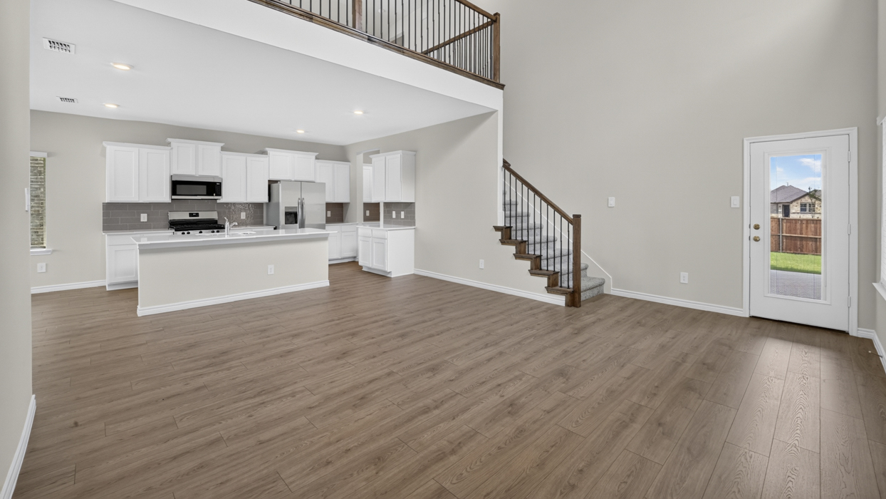 Poteet floorplan Elevation B Living Gallery Image-Lilybrooke at Legacy Hills in Celina, Tx