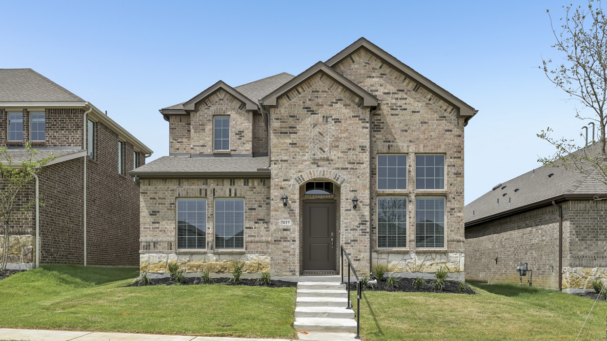 H221 Meridian Floorplan Elevation A Exterior Gallery Image - Lilybrooke at Legacy Hills in Celina, TX