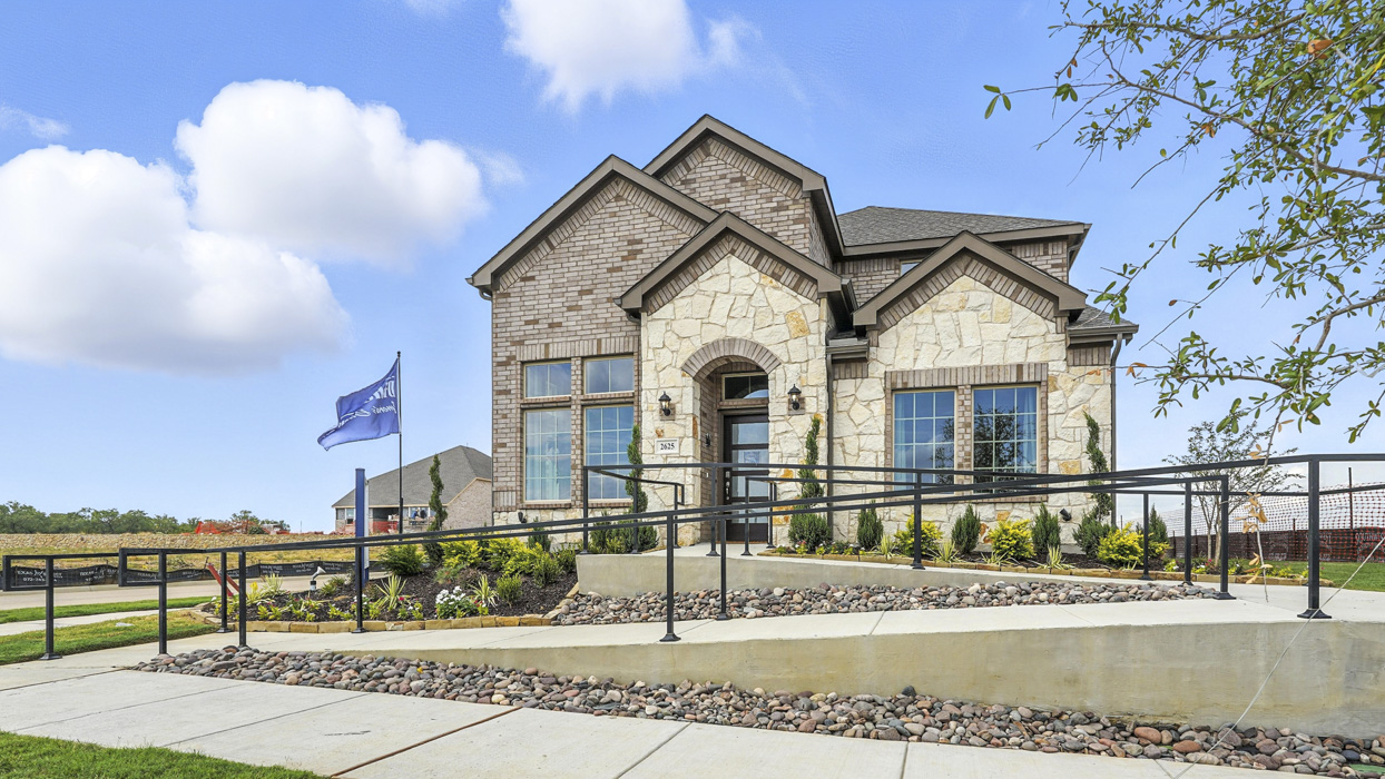 H221 Meridian Floorplan Exterior Gallery Image-Lilybrooke at Legacy Hills in Celina, TX