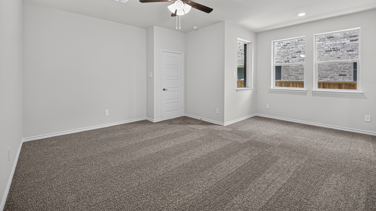 H222 Owens Floorplan Bedroom Gallery Image-Lilybrooke at Legacy Hill in Celina, TX