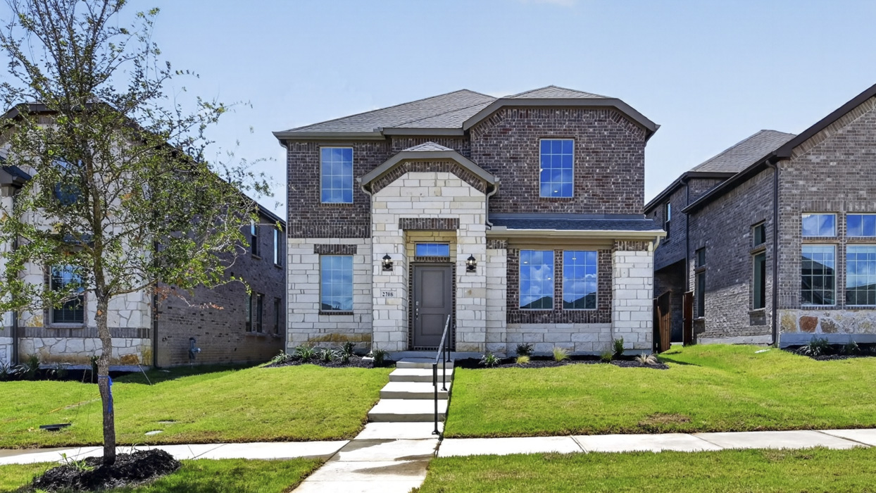 H222 Owens Floorplan Elevation B Exterior Gallery Image-Lilybrooke at Legacy Hill in Celina, TX