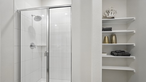 H221 Meridian Floorplan Elevation B Bathroom Gallery Image-Lilybrooke at Legacy Hills in Celina, TX