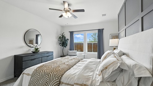H221 Meridian Floorplan Elevation B Bedroom Gallery Image-Lilybrooke at Legacy Hills in Celina, TX