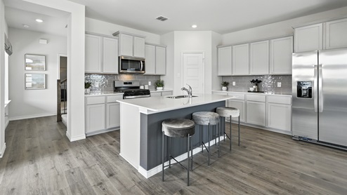 H221 Meridian Floorplan Elevation B Kitchen Gallery Image-Lilybrooke at Legacy Hills in Celina, TX