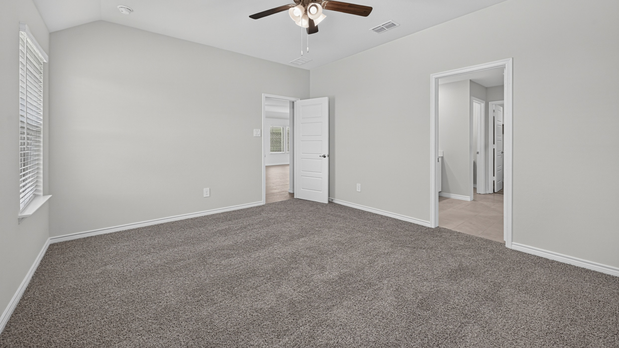 H158 Canyon Floorplan Bedroom Gallery Image-Lillybrooke at Legacy Hills in Celina, TX
