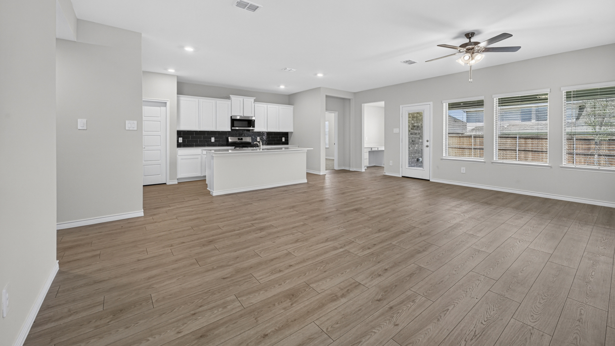 H158 Canyon Floorplan Elevation F Living Gallery Image-Lillybrooke at Legacy Hills in Celina, TX