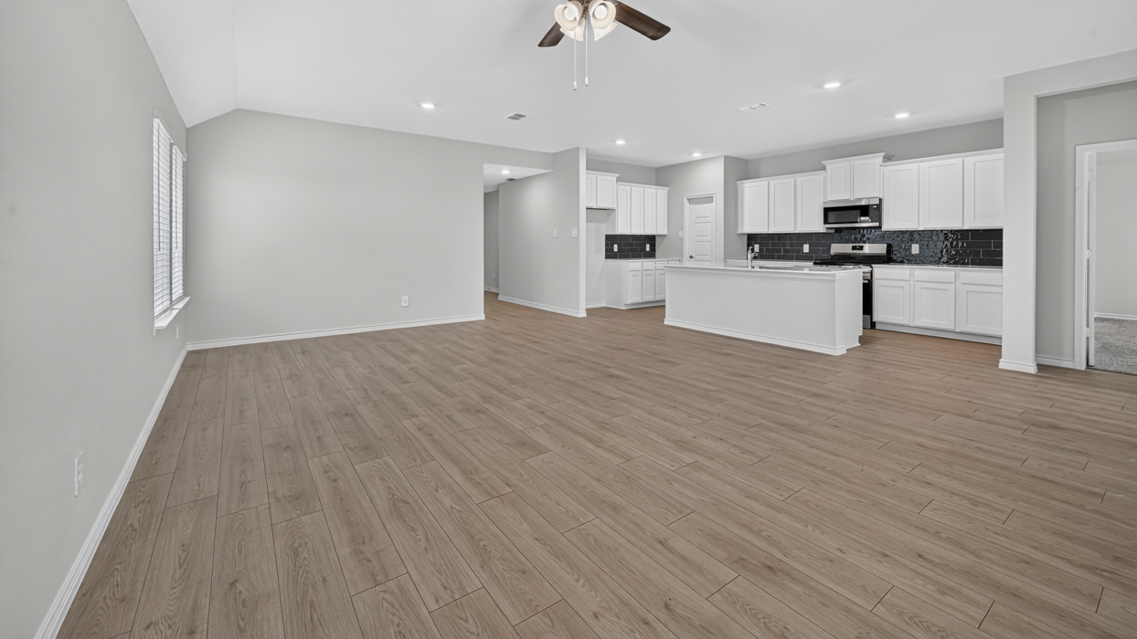 H158 Canyon Floorplan Elevation F Living Gallery Image-Lillybrooke at Legacy Hills in Celina, TX