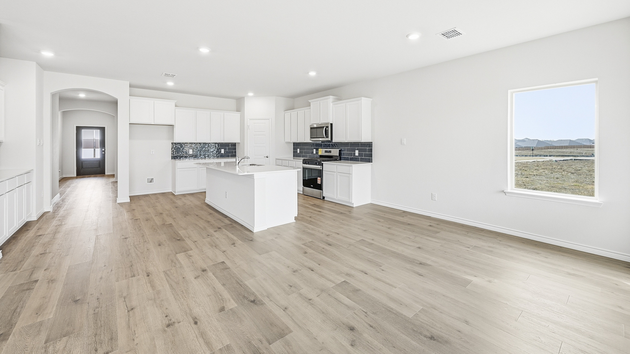 Ivery II Floorplan Elevation B Kitchen Gallery Image - Lilybrooke at Legacy Hills in Celina, TX