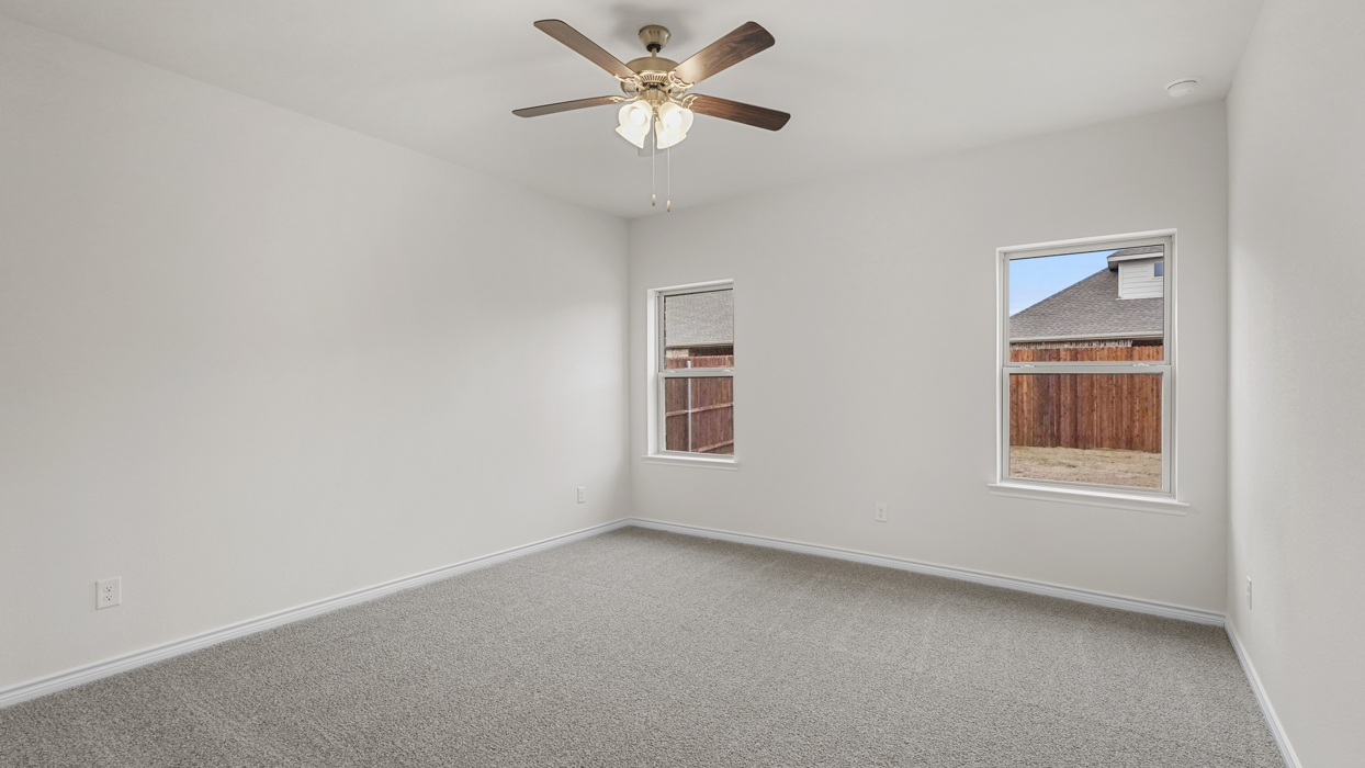 Ivery II Floorplan Elevation B Bedroom Gallery Image - Lilybrooke at Legacy Hills in Celina, TX