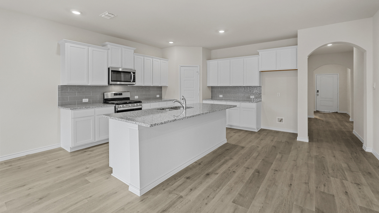 Ivery II Floorplan Elevation B Kitchen Gallery Image - Lilybrooke at Legacy Hills in Celina, TX