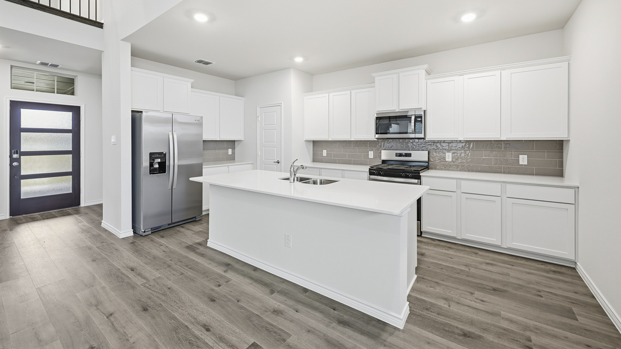 Alpine Floorplan Elevation F Kitchen Gallery Image - Lilybrooke at Legacy Hills in Celina, TX